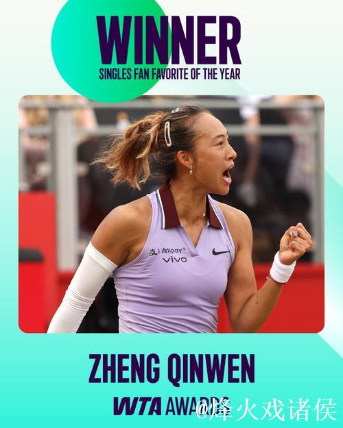 WTA各奖项陆续公布:萨巴伦卡荣膺最佳球员,郑钦文两次上榜 WTA各奖项陆续公布:萨巴伦卡荣膺最佳球员,郑钦文两次上榜