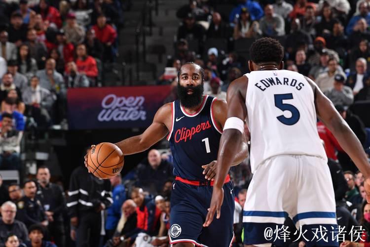 兰德尔狂揽20分哈登状态低迷 森林狼终结快船主场9连胜 兰德尔狂揽20分哈登状态低迷 森林狼终结快船主场9连胜